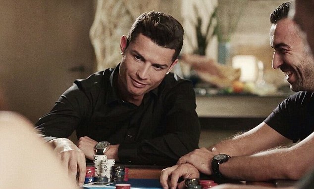 Ronaldo Cristiano Ronaldo playing poker