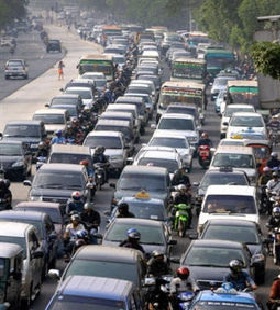 embouteillage sur le défi embouteillage