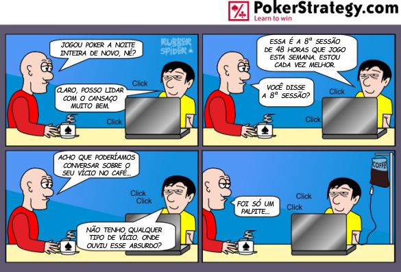 Tirinhas de poker divertidas Grind