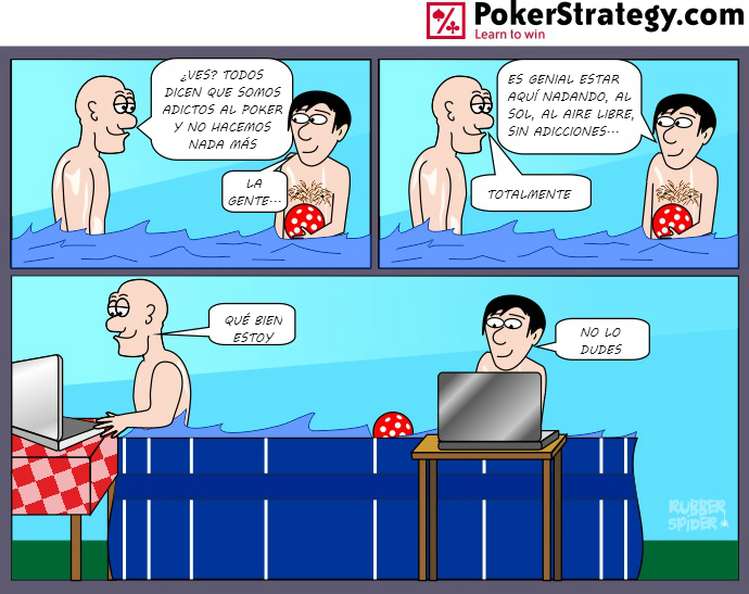 Tiras de poker divertidas Verano
