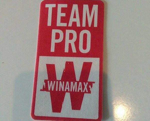 Le patch que portent les membres du Team Winamax Le patch que portent les membres du Team Winamax