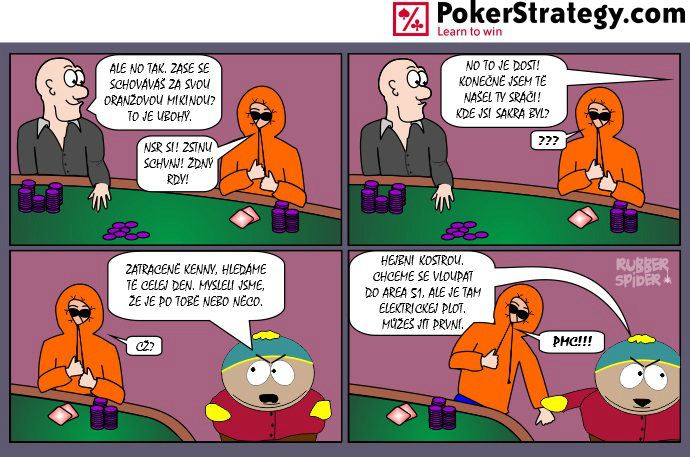Vtipn&yacute; pokerov&yacute; komiks Nebezpeč&iacute;