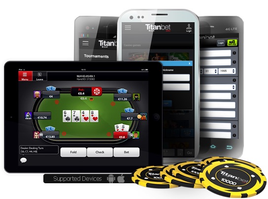Мобильное приложение Titan Poker