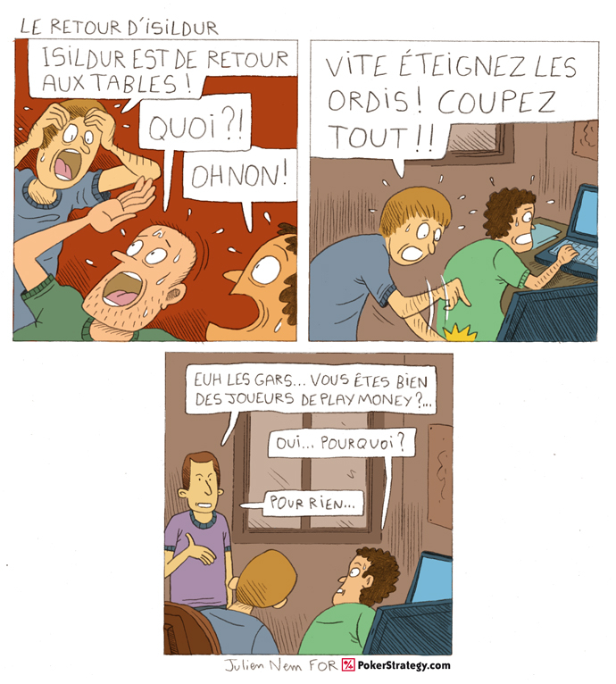 BD de poker humoristique Blom