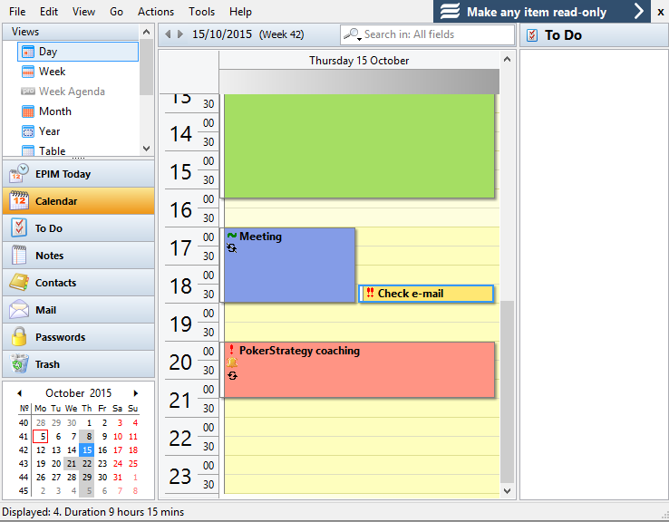 EPIM screenshot