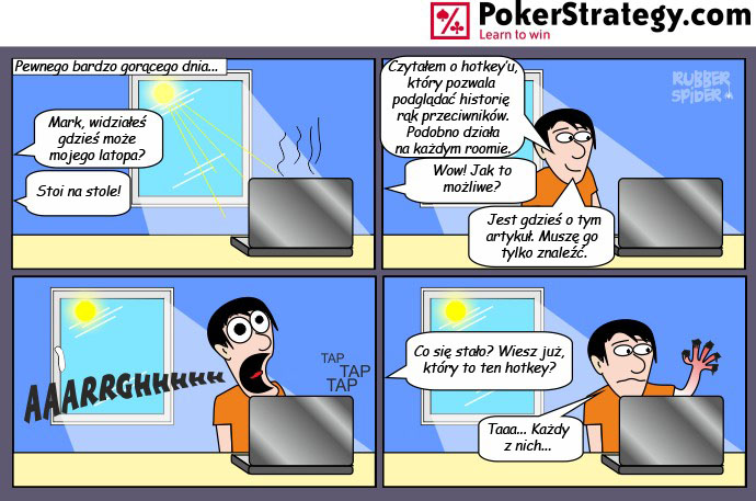 Śmieszny Pokerowy Komiks Sztuczki
