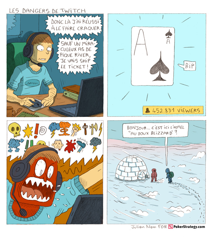BD de poker humoristique Twitch