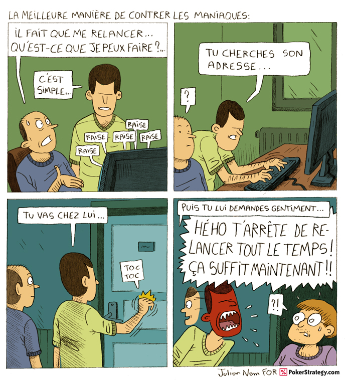 BD de poker humoristique Maniacs
