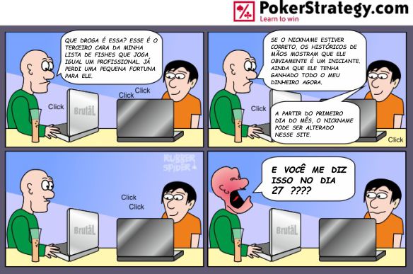 Tirinhas de poker divertidas Nickname