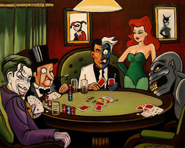 Batman super-vilains poker
