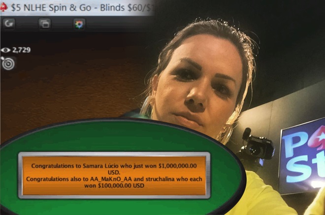 Samara Lucio becomes Spin&Go millionaire