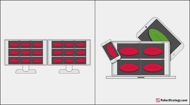 PC poker or mobile poker