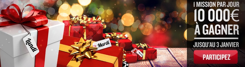 Missions Noël Promotion poker iPoker