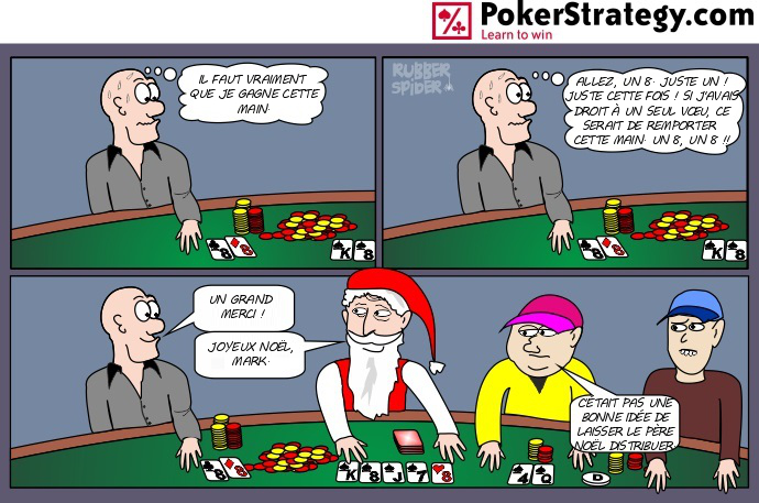 BD de poker humoristique No&euml;l
