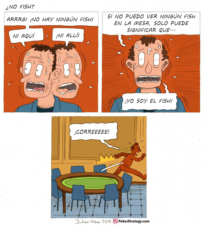 Tiras de poker divertidas Fish