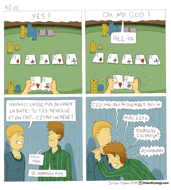 BD de poker humoristique Overbet