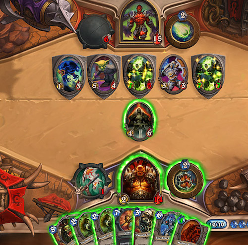 Hearthstone poker card game