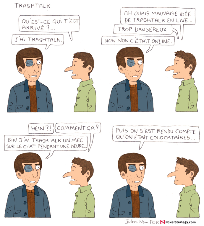 BD de poker humoristique Trash Talk