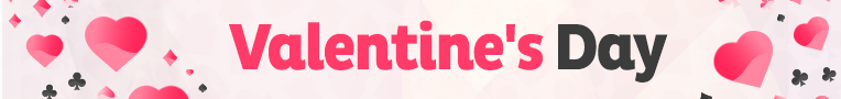 Promoción de San Valentín San Valentin Poker Amor