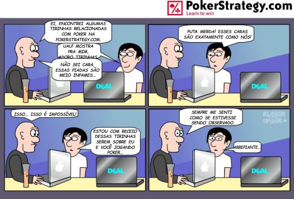 Tirinhas de poker divertidas Tirinha