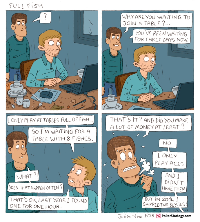 Funny Poker Cartoons Fish