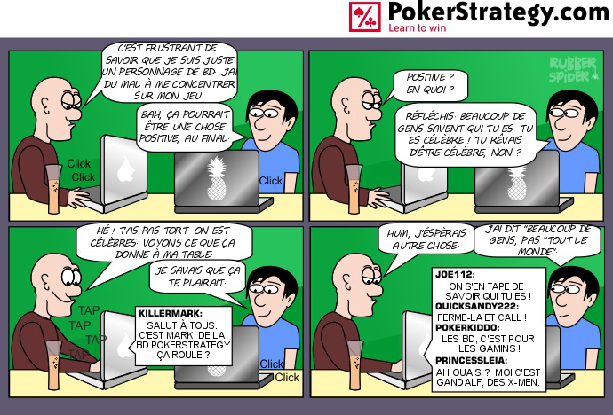 BD de poker humoristique C&eacute;l&eacute;brit&eacute;