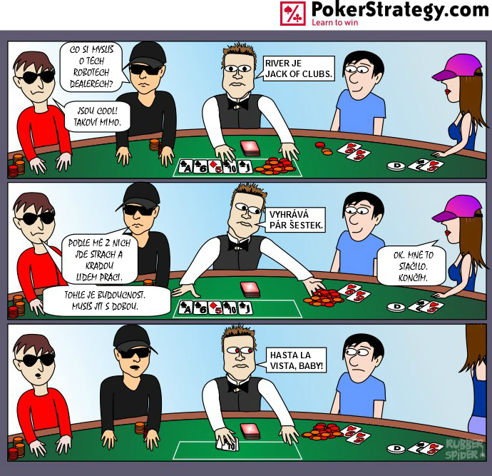 Vtipn&yacute; pokerov&yacute; komiks Dealer