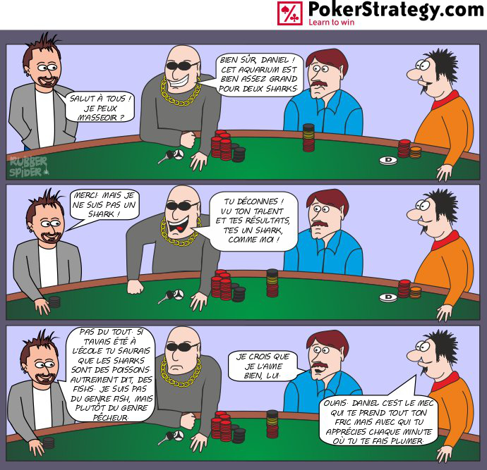 BD de poker humoristique Sharks
