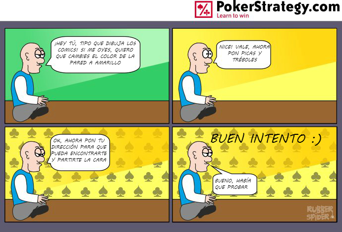 Tiras de poker divertidas Intento