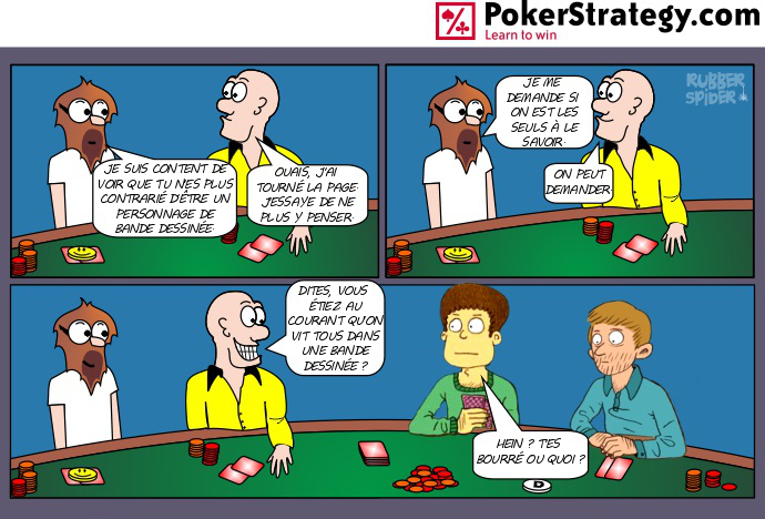 BD de poker humoristique Ivre