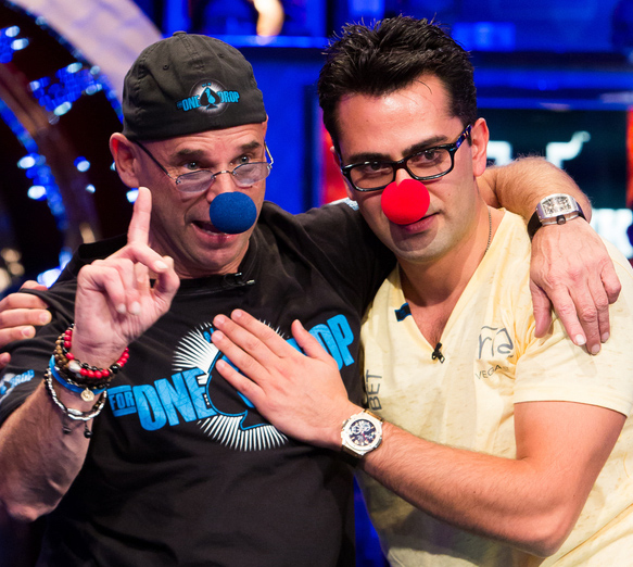 Guy Laliberte and Antonio Esfandiari