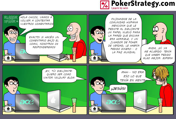 Tiras de poker divertidas Blom