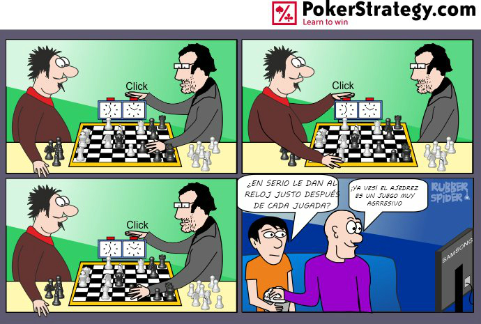 Tiras de poker divertidas Reloj