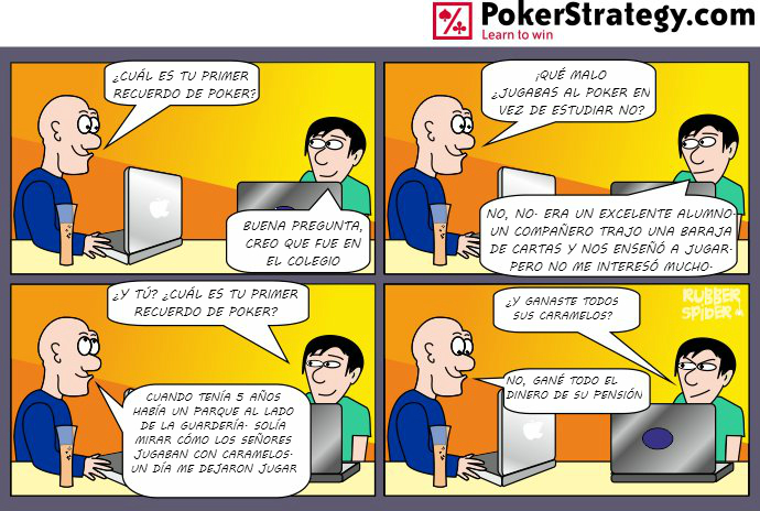 Tiras de poker divertidas Colegio