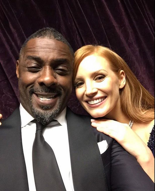 Idris Elba and Jessica Chastain