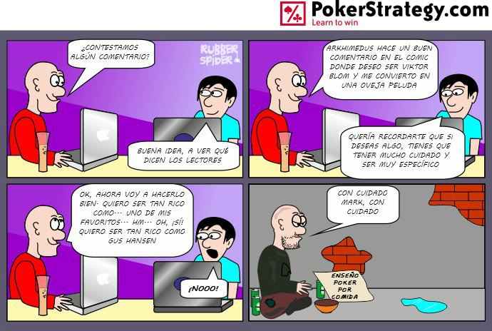 Tiras de poker divertidas Hansen