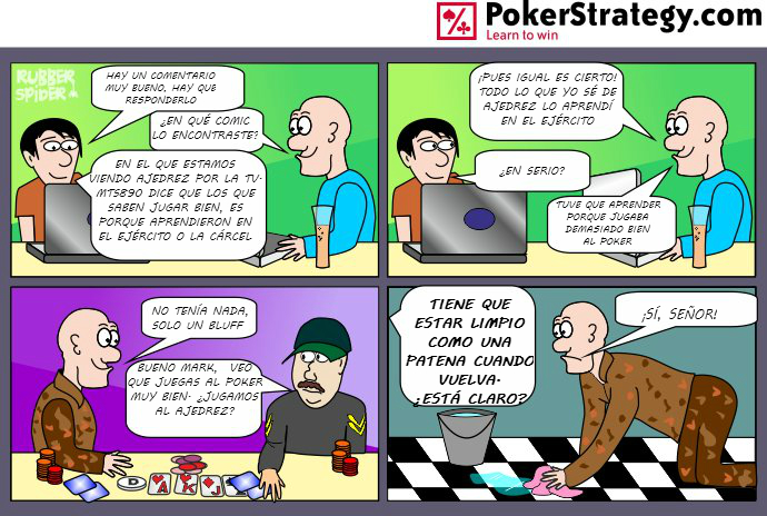 Tiras de poker divertidas Ajedrez
