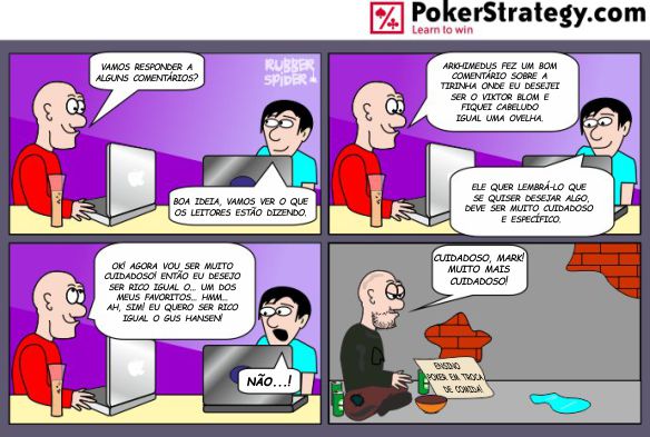 Tirinhas de poker divertidas Hansen