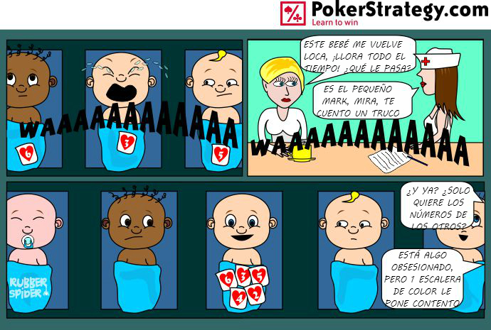 Tiras de poker divertidas Straight Flush