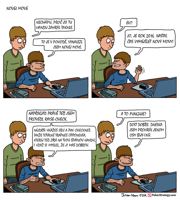 Vtipn&yacute; pokerov&yacute; komiks Tahy