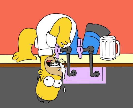 home simpson beer