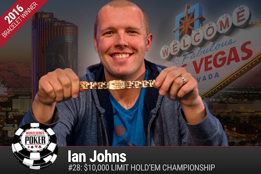 Ian Johns WSOP 2016