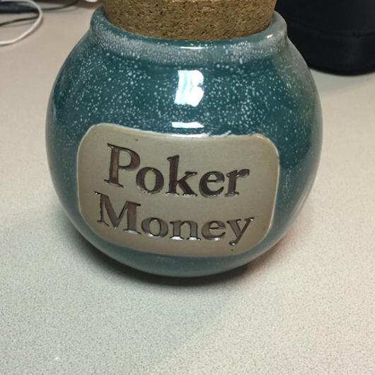 poker penny jar