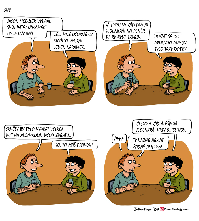 Vtipn&yacute; pokerov&yacute; komiks WSOP
