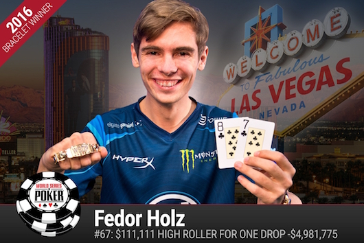 Fedor Holz WSOP 2016