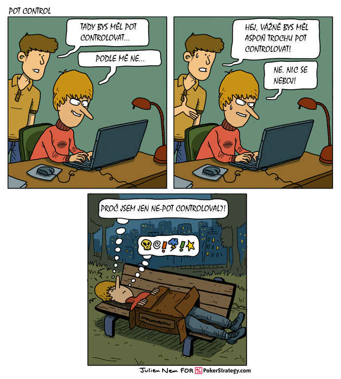 Vtipn&yacute; pokerov&yacute; komiks Pot