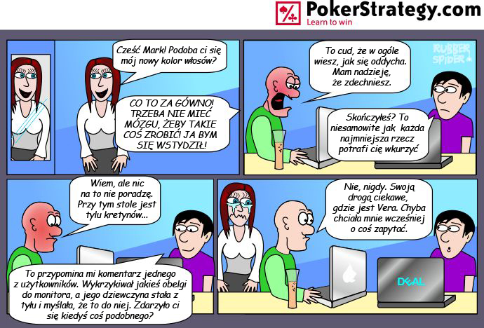 Śmieszny Pokerowy Komiks Tilt