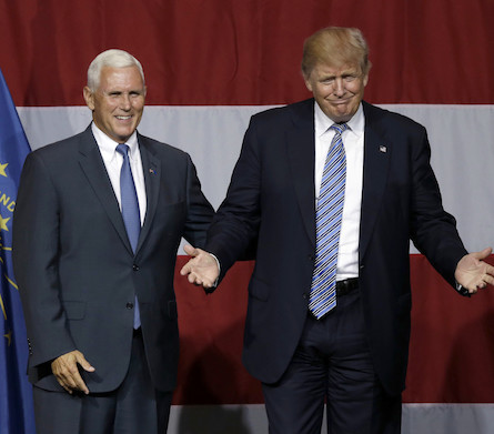 Donald Trump and Mike Pence