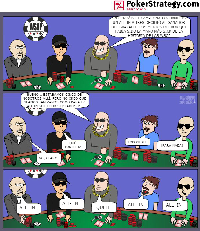 Tiras de poker divertidas WSOP