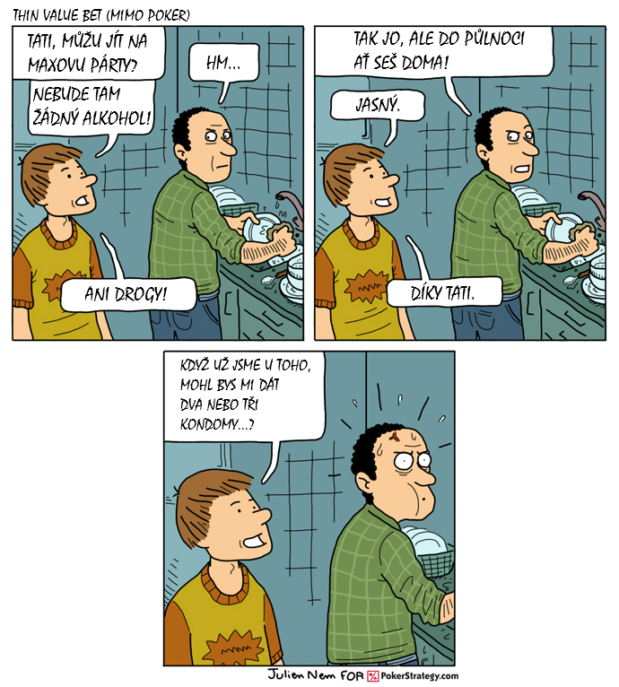 Vtipn&yacute; pokerov&yacute; komiks Bet
